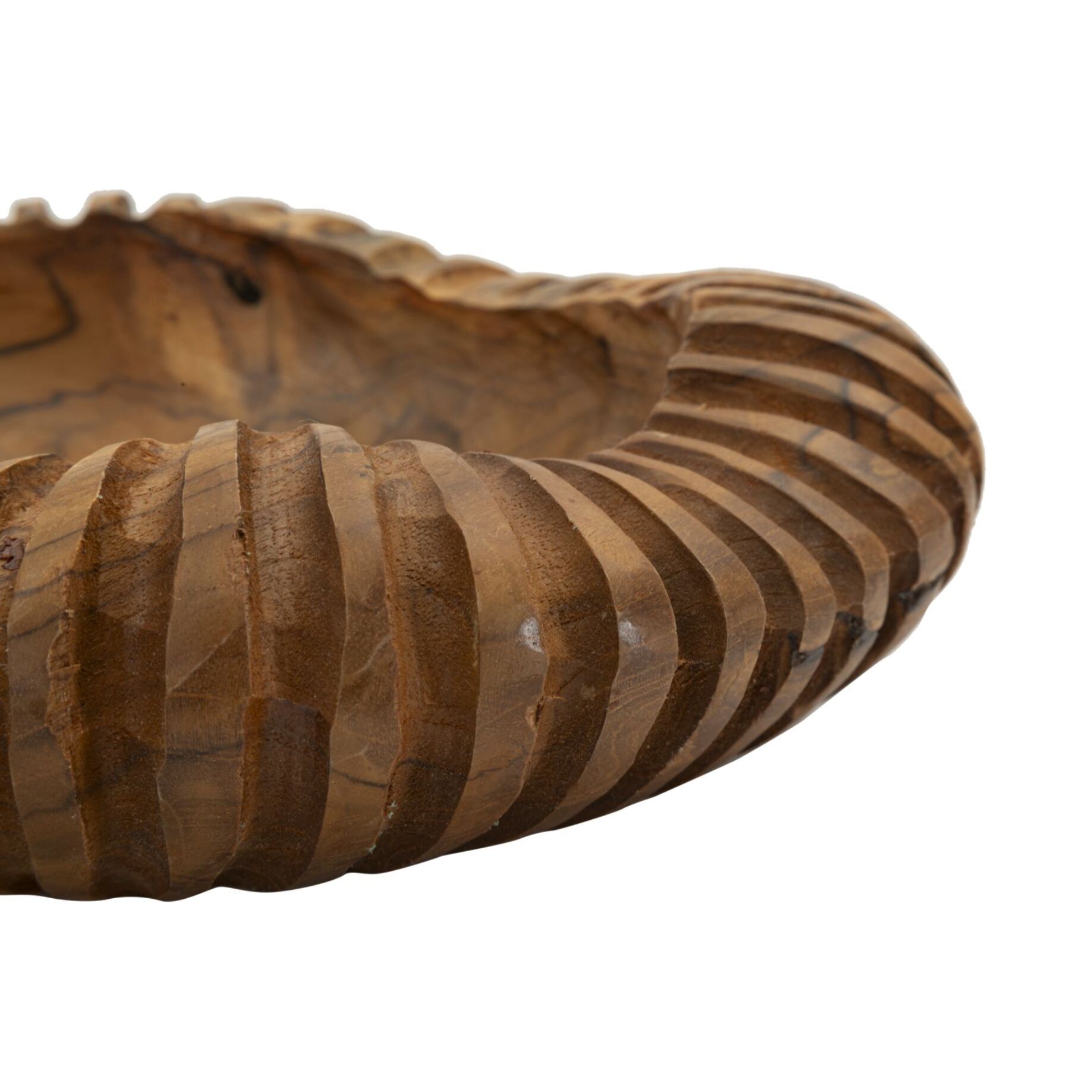 S/TASCHE GERIS IN TEAK RICICLATO CM Ø 29X7 (PEZZI UNICI - NON RIP. IN SERIE)