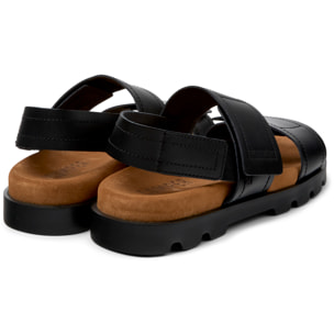 Sandalias - CAMPER Brutus Sandal - Negro - Cuero liso