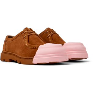Scarpe stringate - CAMPER Junction - Marrone - Pelle scamosciata