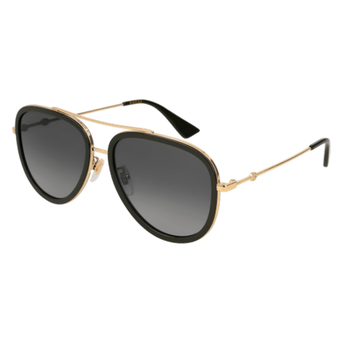 Gafas de Sol Gucci GG0062S-011 Polarizadas de Metal Mujer 57 mm