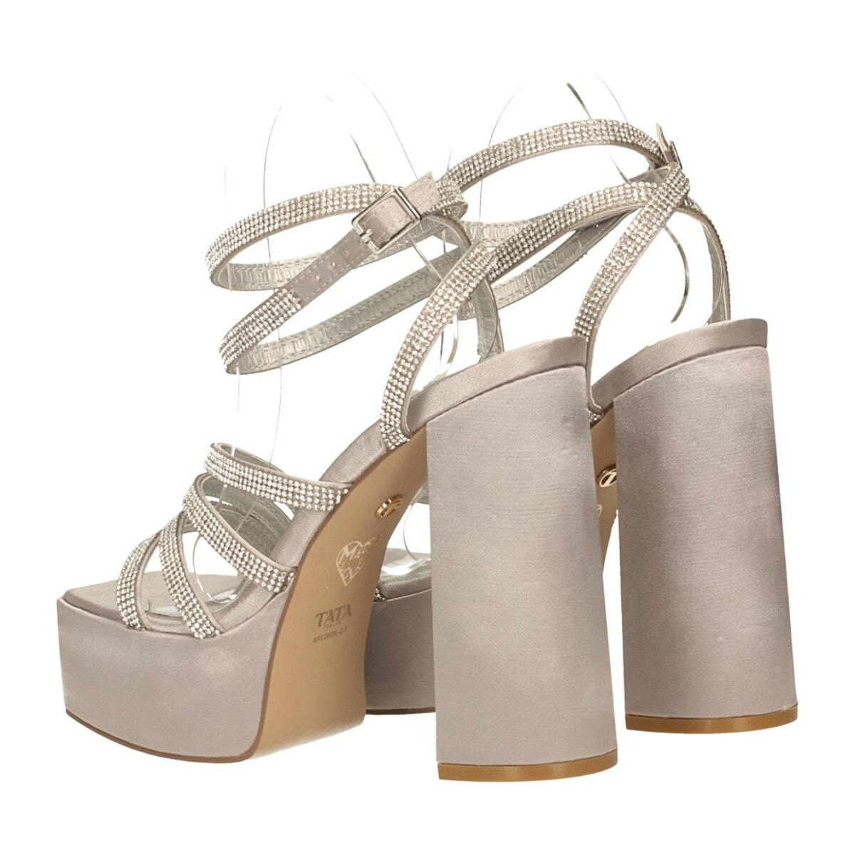 Sandali Donna Tata Italia Argentato