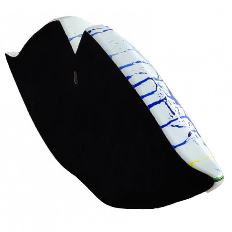 Statue bouche multicolore en résine H23cm - LIPSY