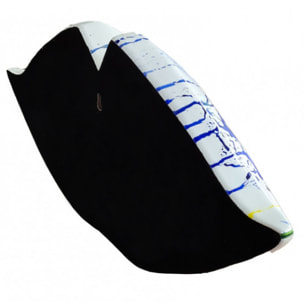 Statue bouche multicolore en résine H23cm - LIPSY