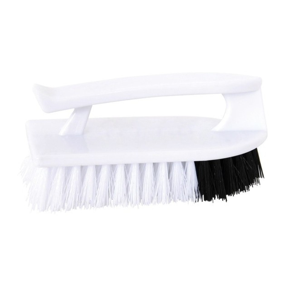 Brosse de nettoyage à  main avec manche Blanc MSV