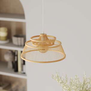 Suspension en bambou naturel D36 cm - Tahaa