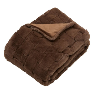 Plaid Nalia 120x160cm marron