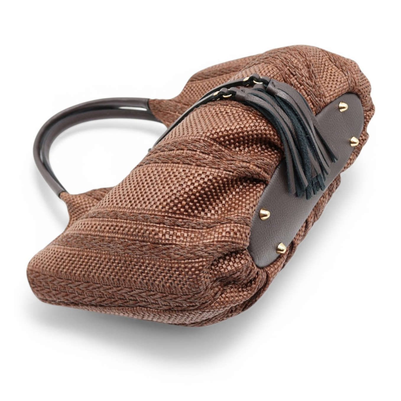 Borsa a spalla Cheval Firenze Zara S/S Testa di Moro (Rafia Scura)