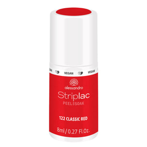 Striplac Peel or Soak - Vernis Semi-permanent - 122 Classic Red 8 ml