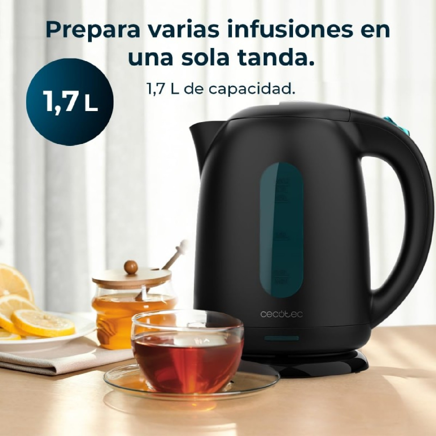 Cecotec Hervidores de agua Thermosense 180 Black