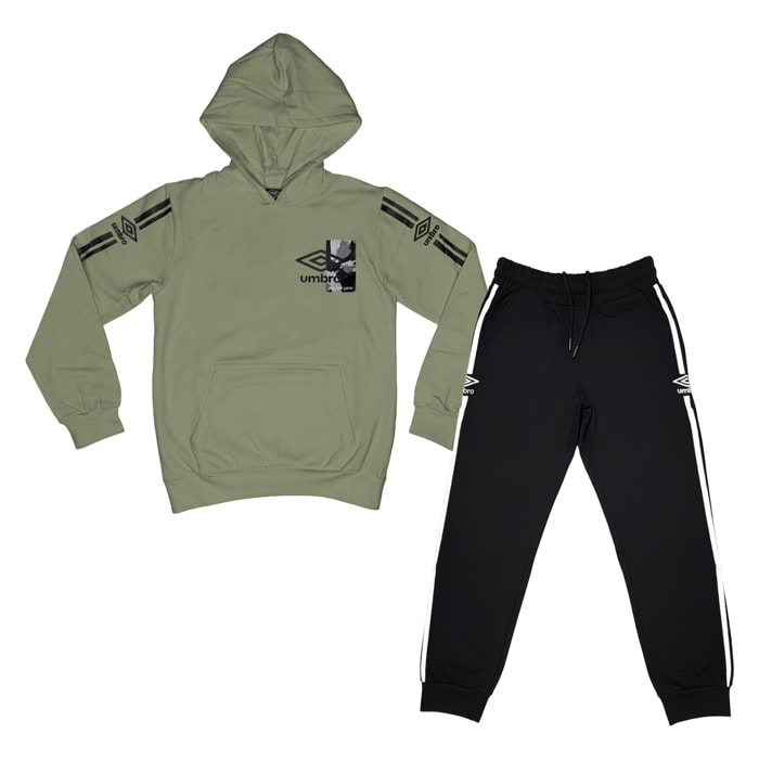 Tuta Ragazzo UMBRO 8 / 16 Anni Cotone Felpato Invernale