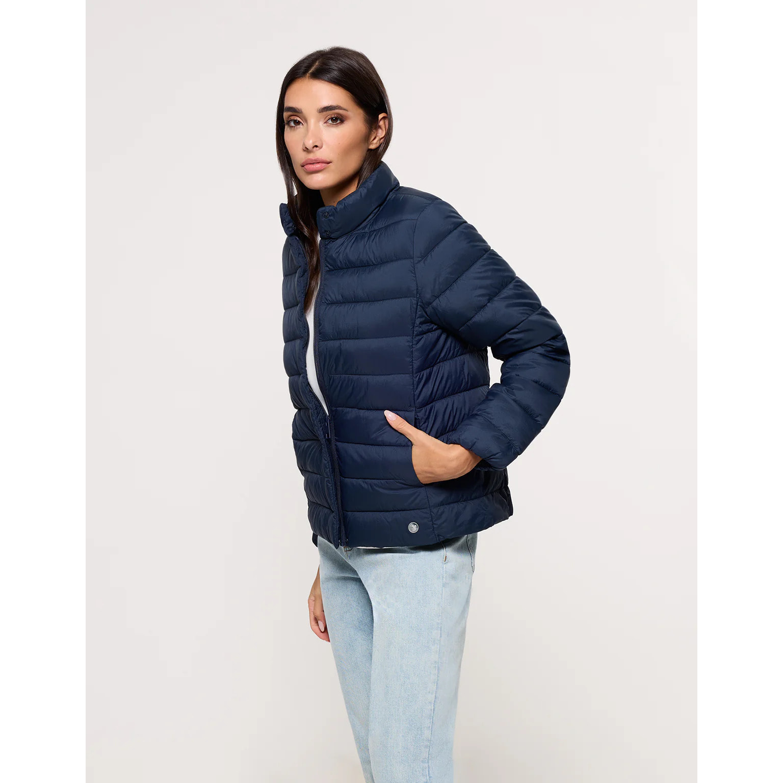 Chaqueta Acolchada Azul Marino - Bareman