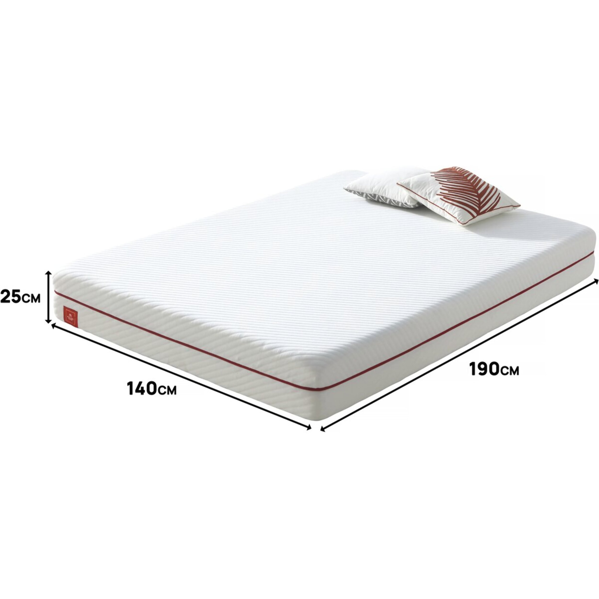 Matelas mémoire de forme "Sana" - 140 x 190 cm