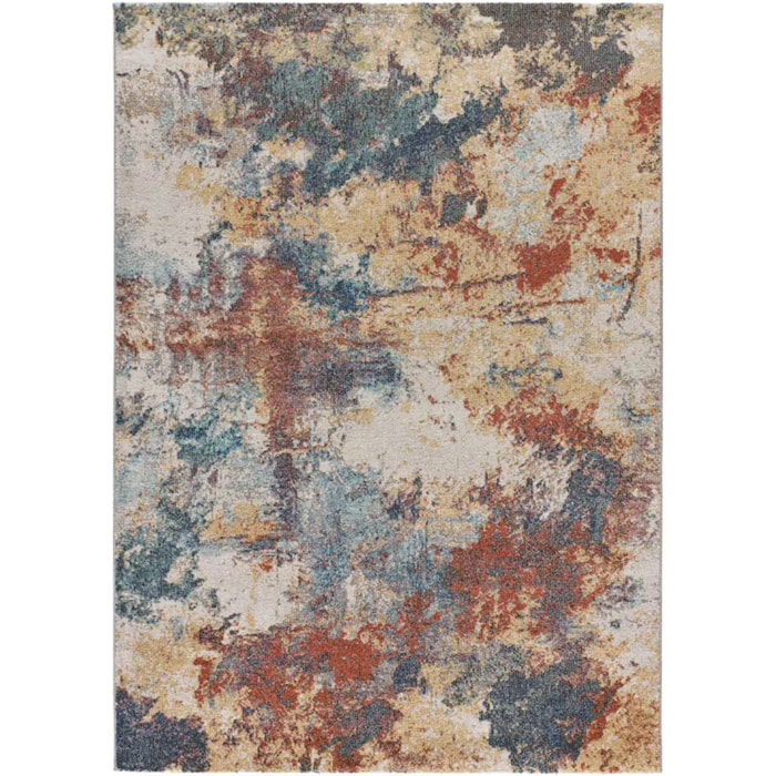 LUNA Alfombra de exterior/interior estilo vintage multicolor, varias medidas disponibles
