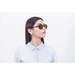 Gafas de sol OCEAN LOIRET - Carey mate / Plana marrón
