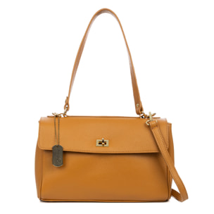 Azeglio bolso bandolera mujer. Piel auténtica Dollaro.