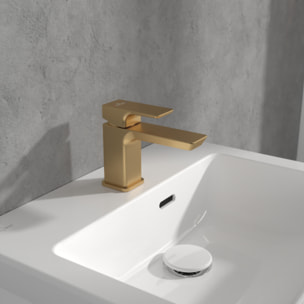 Robinet lave-mains VILLEROY & BOCH Subway 3.0 eau froide Or brossé