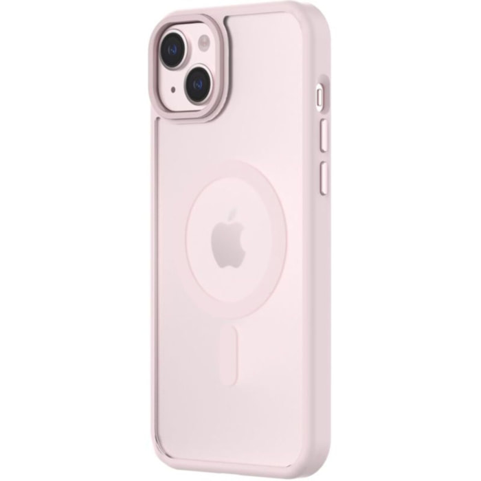 Coque bumper QDOS Iphone 15 Plus MagSafe Hybrid SNAP Rose