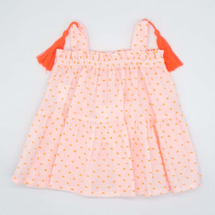 VESTIDO PLUMETI FLÚOR