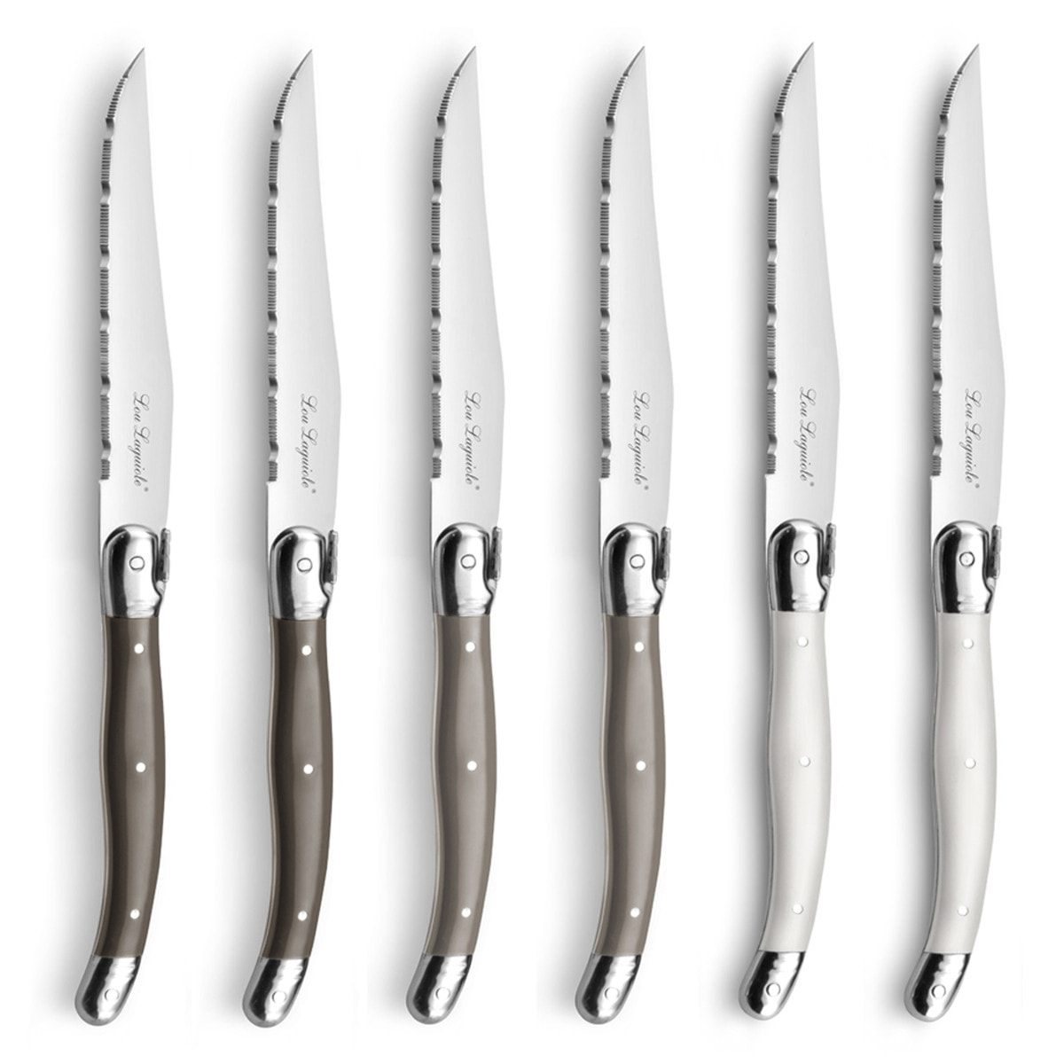 Tradition multicolore - Set di 6 coltelli da bistecca