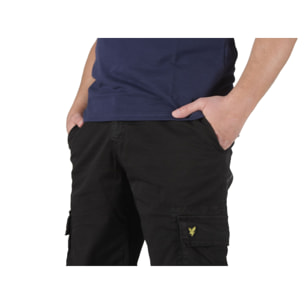 Pantaloni Lyle & Scott Main Road Cargo Trousers Jet Black Nero