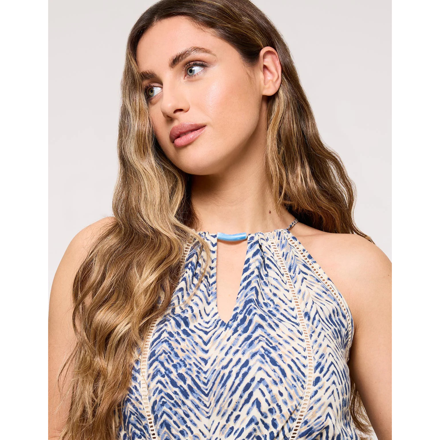 Vestido Largo Azul - Solea