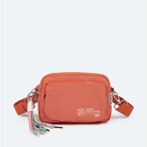 BOLSO DEEP RECYCLED CROSSBODY CAMERA C/CORAL