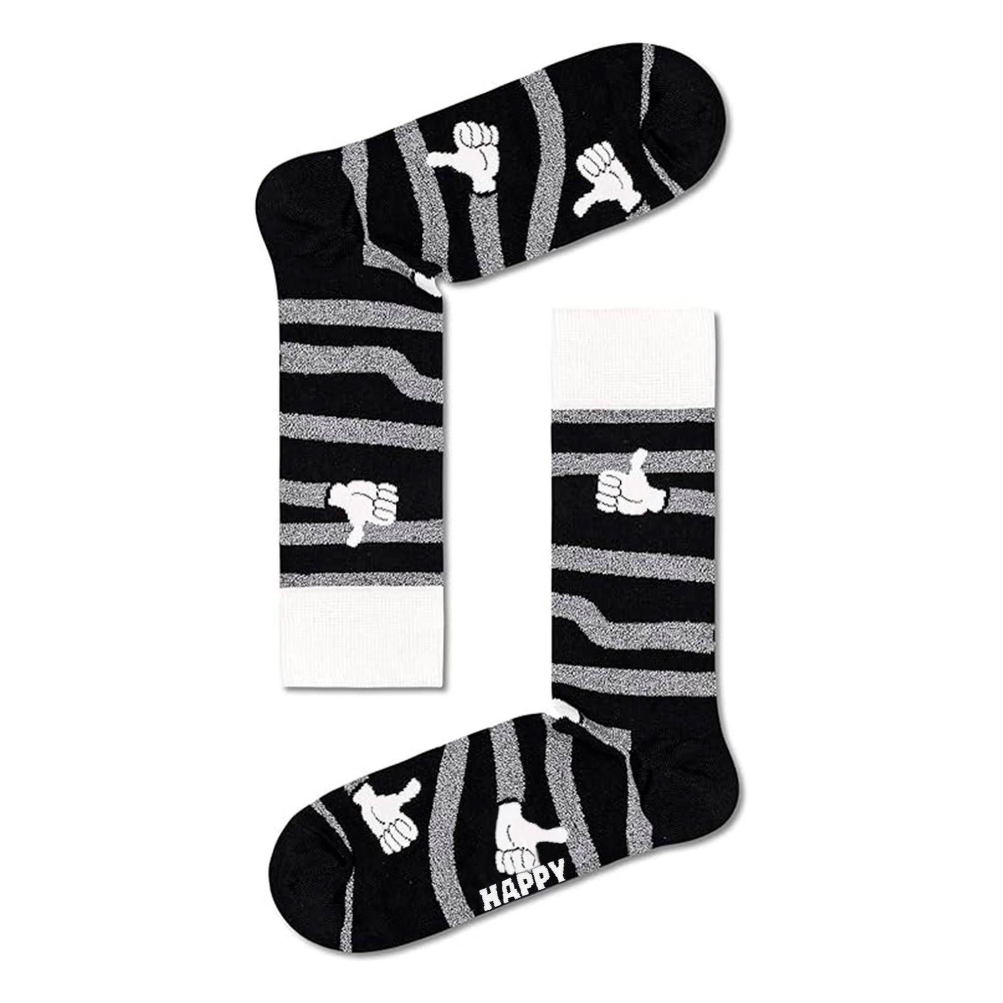 Calcetines 4-pack black & white