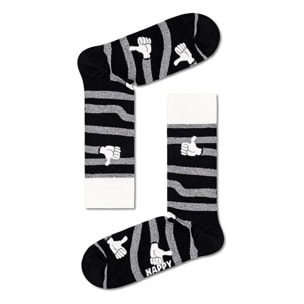 Calcetines 4-pack black & white