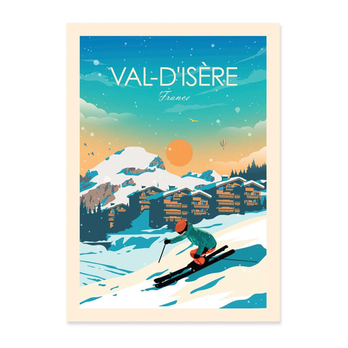Art-Poster - Val-d'Isere - Studio Inception - 50 x 70 cm