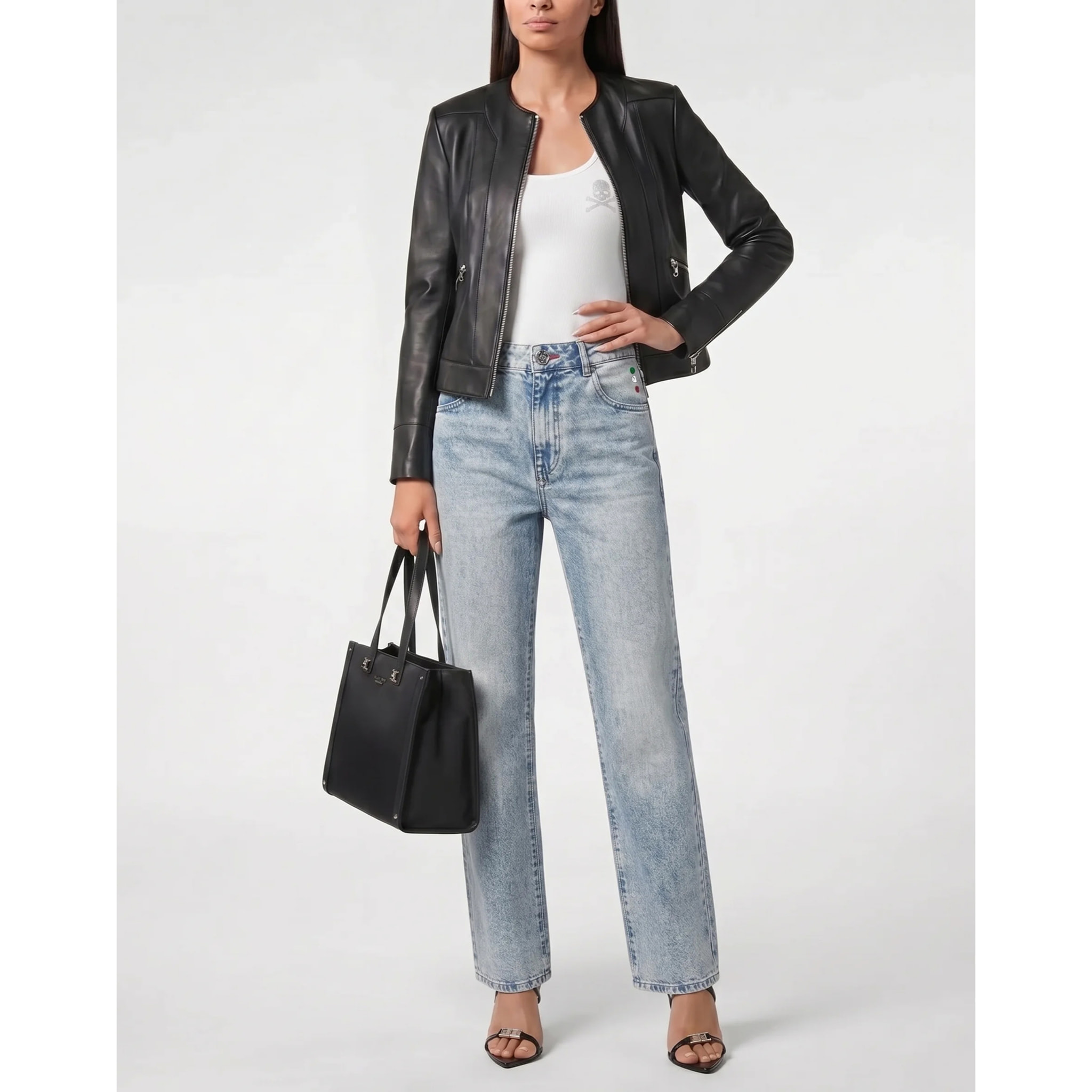 PHILIPP PLEIN Jeans dal taglio dritto BASIC