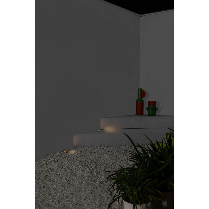 KANE 3 Lampada incasso nichel 3000K