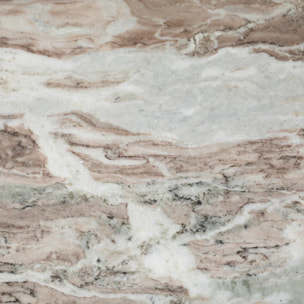 Table basse - marbre et manguier