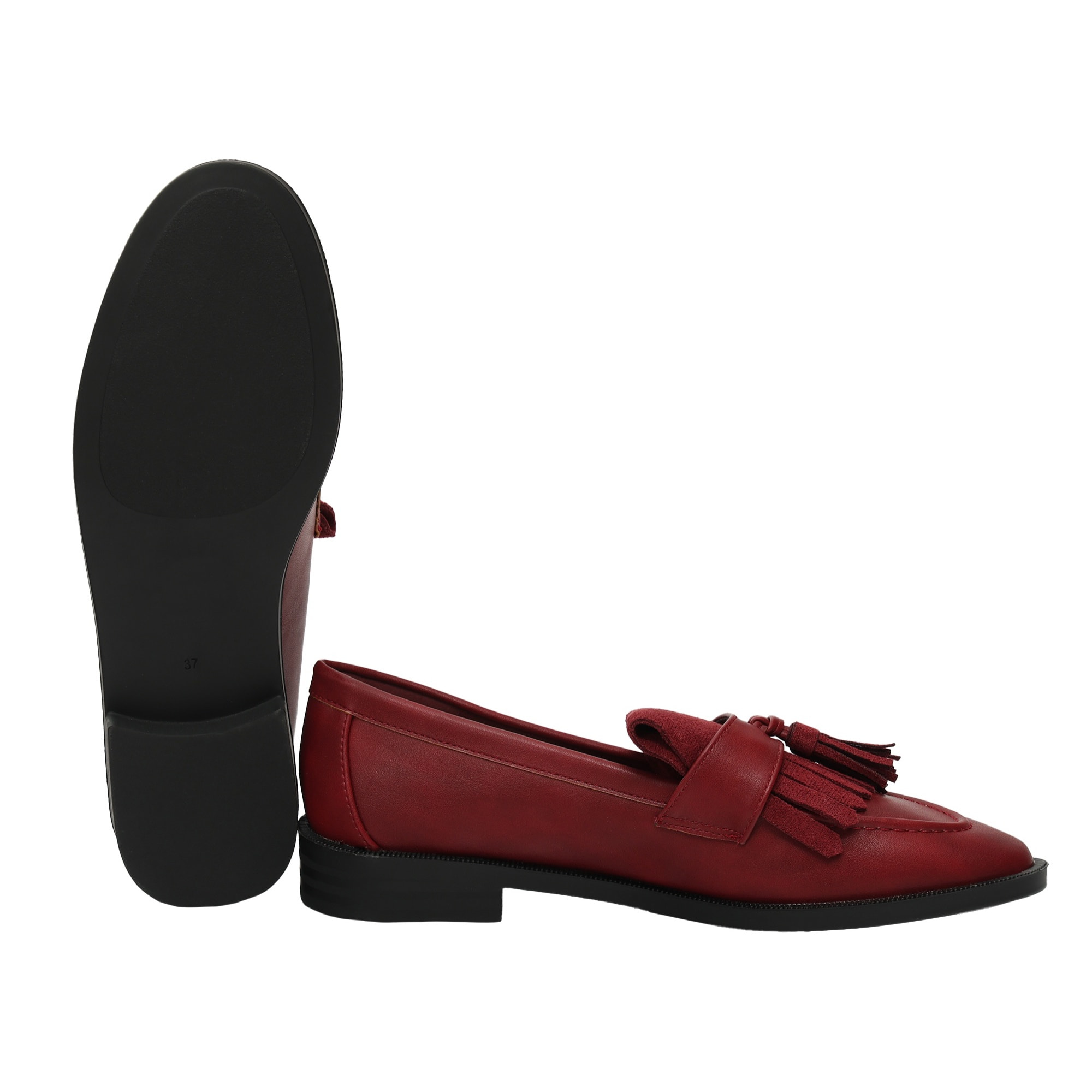 Mocassino con frange - tacco 2,5 cm