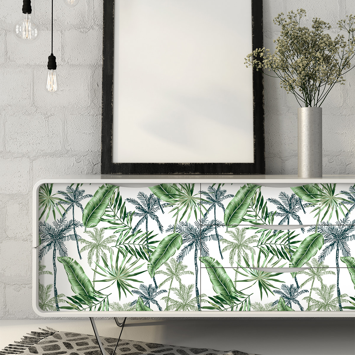 Sticker meuble tropical kennyon 60 x 90 cm