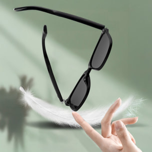 Gafas inteligentes GS08, llamada bluetooth, asistente de voz, control remoto de la cámara.