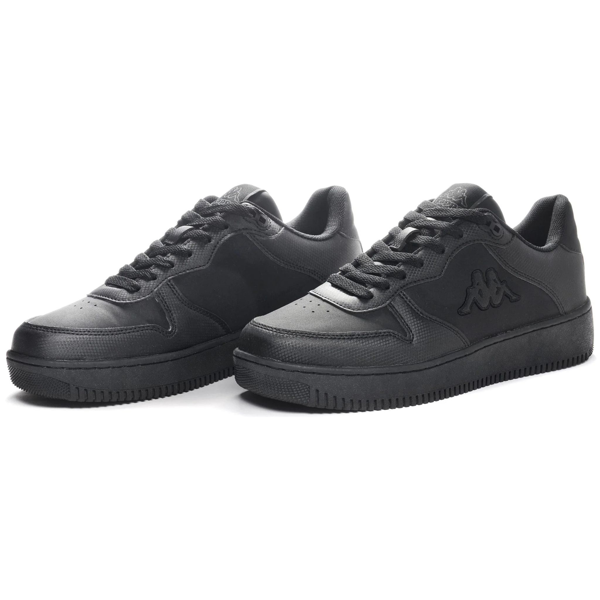 Kappa - Sneakers Uomo Donna Nero - Logo Maserta