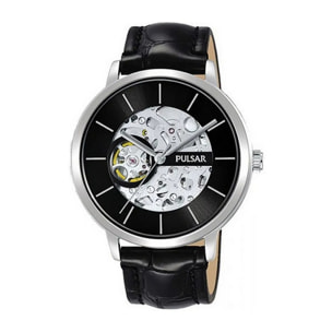 Reloj Pulsar P8A003X1 Hombre Analogico Automatico con Correa de Piel de vaca