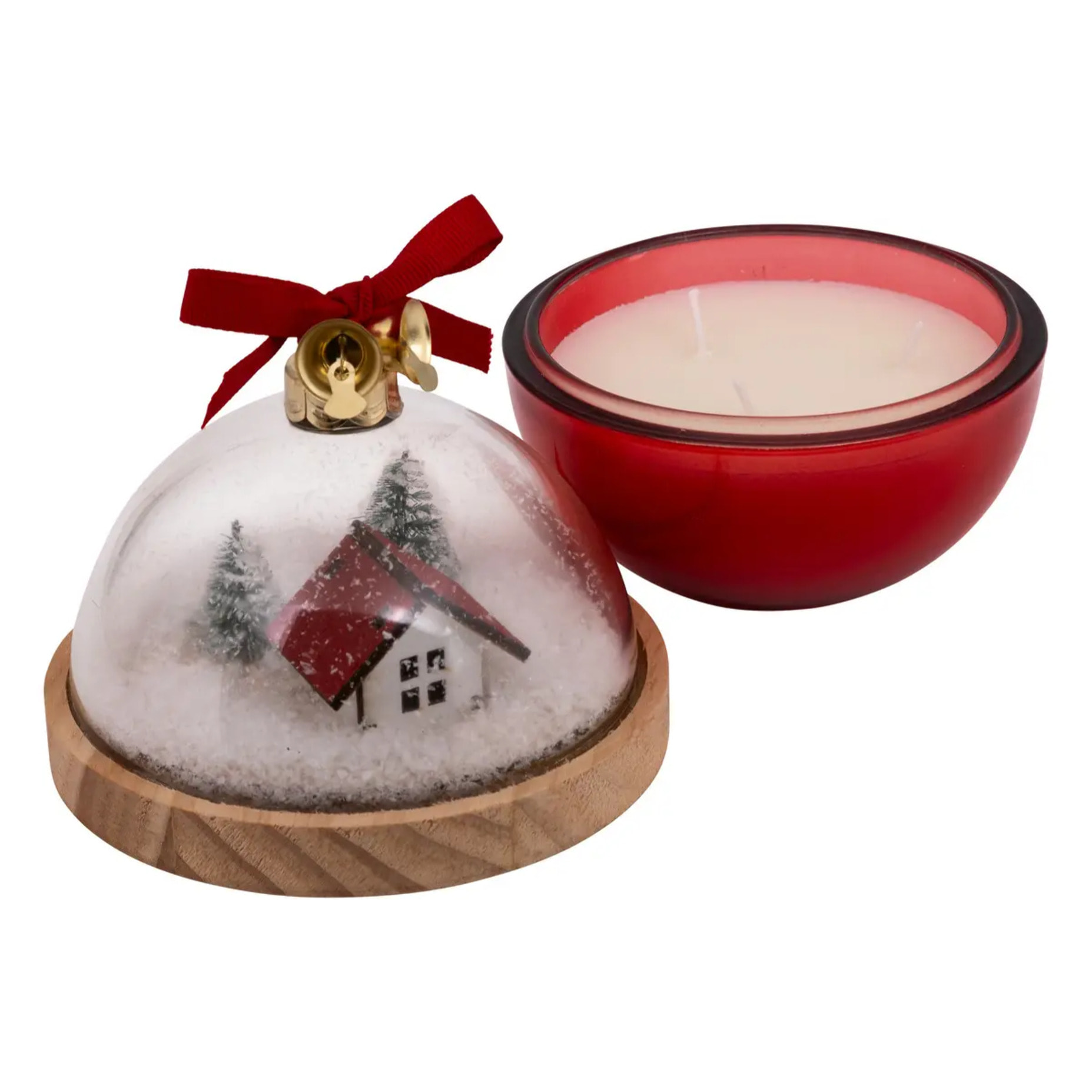 Bougie parfumée boule à neige 130 g