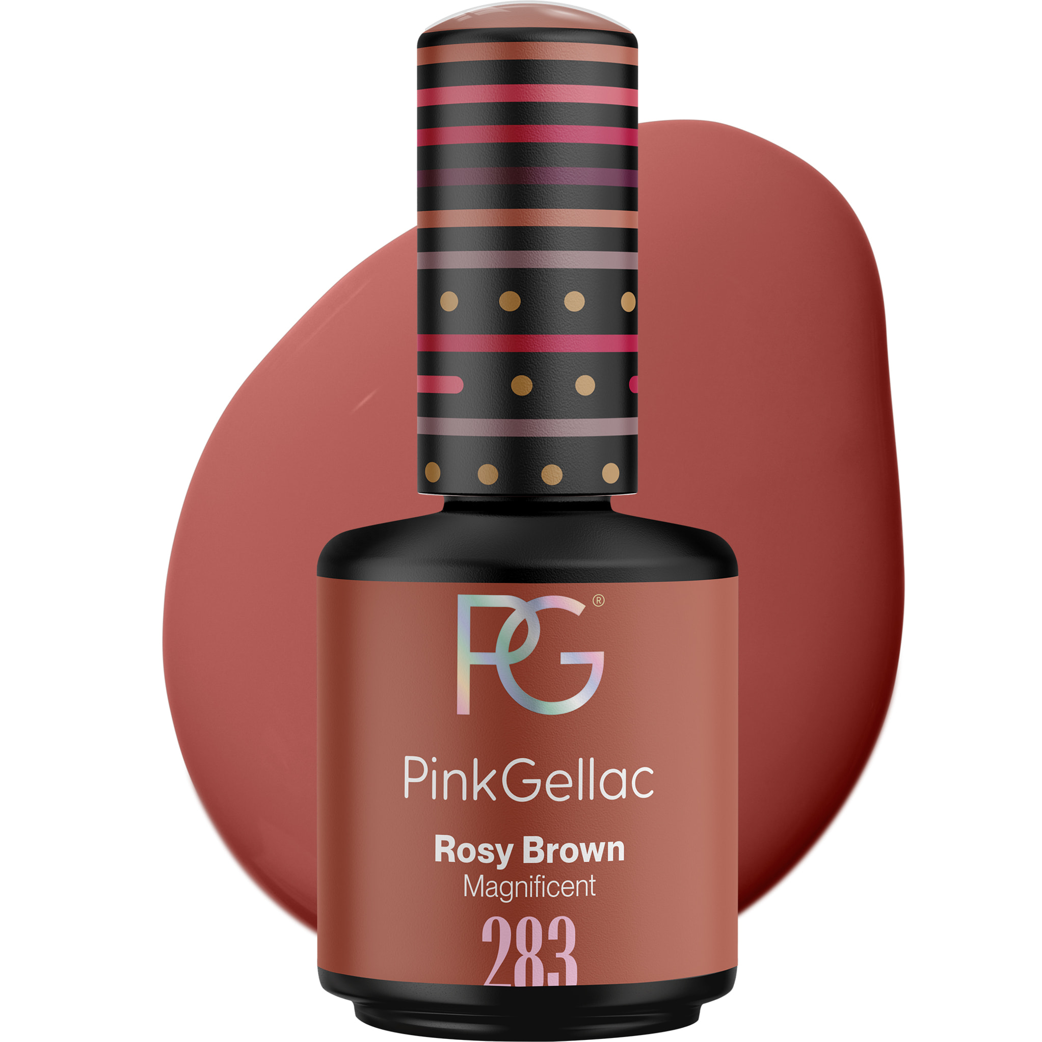 Vernis semi-permanent - 283 Rosy Brown - 15 ml