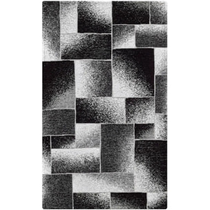 Tappeto Passatoia Corridoio Geometrico Nero