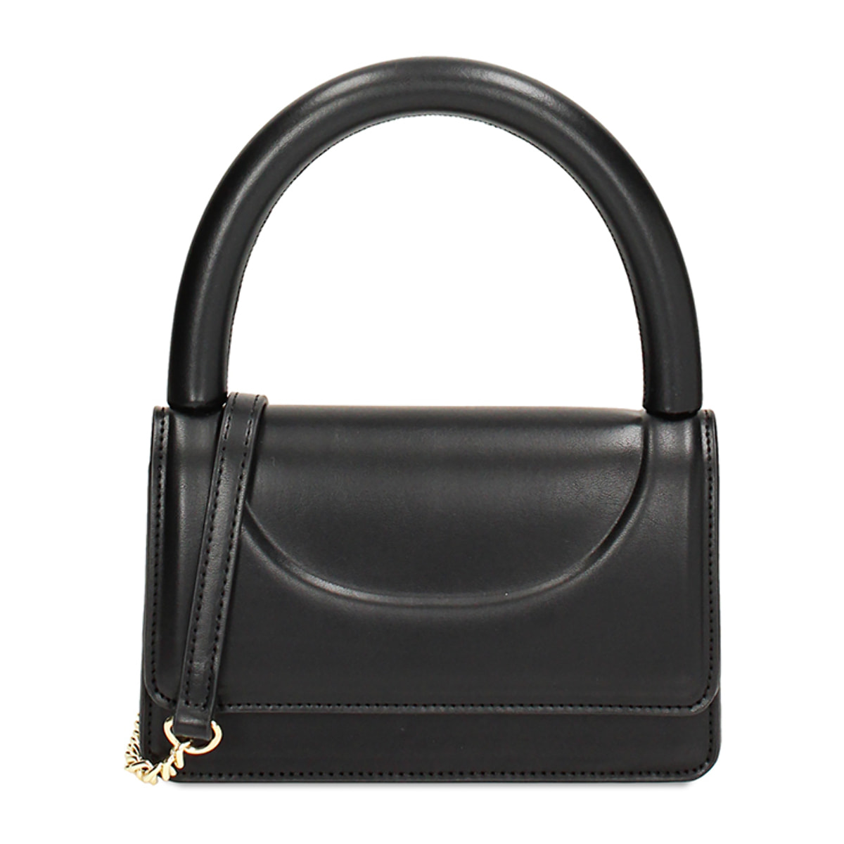 Minibag negra en piel