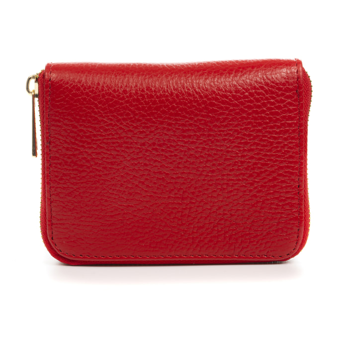 Andalo cartera mujer. Piel auténtica acabado Dollaro