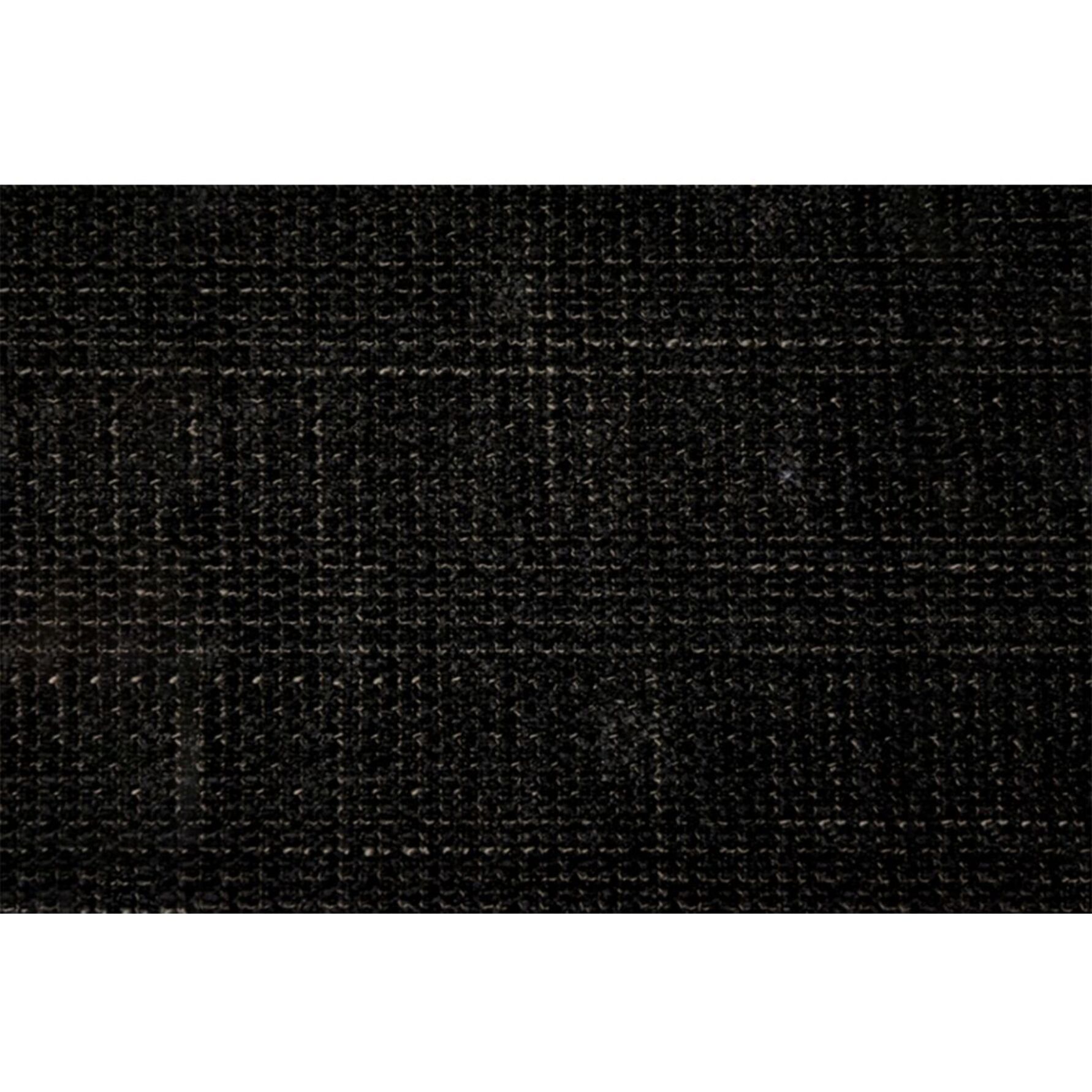 Lit coffre avec tête de lit bandes horizontales Tissu