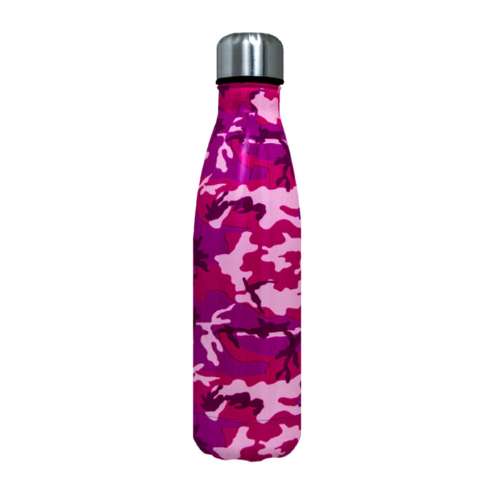 Borraccia Termica 500ml Bottiglia Thermos Modello Camo