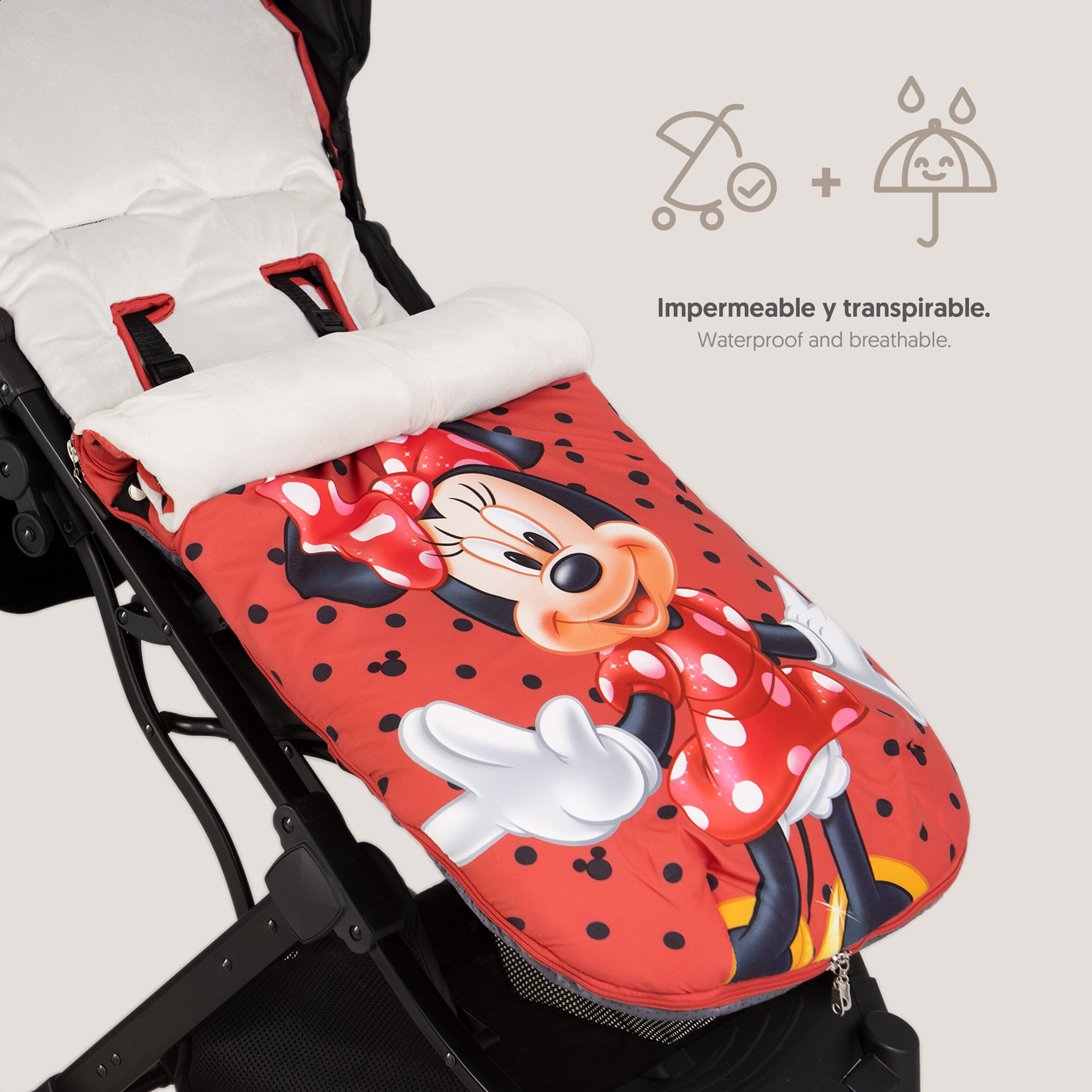 Saco Carro Universal Minnie Topos