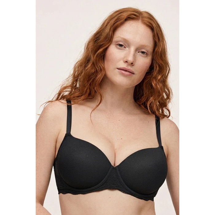 Reggiseno con ferrtto e imbottitura