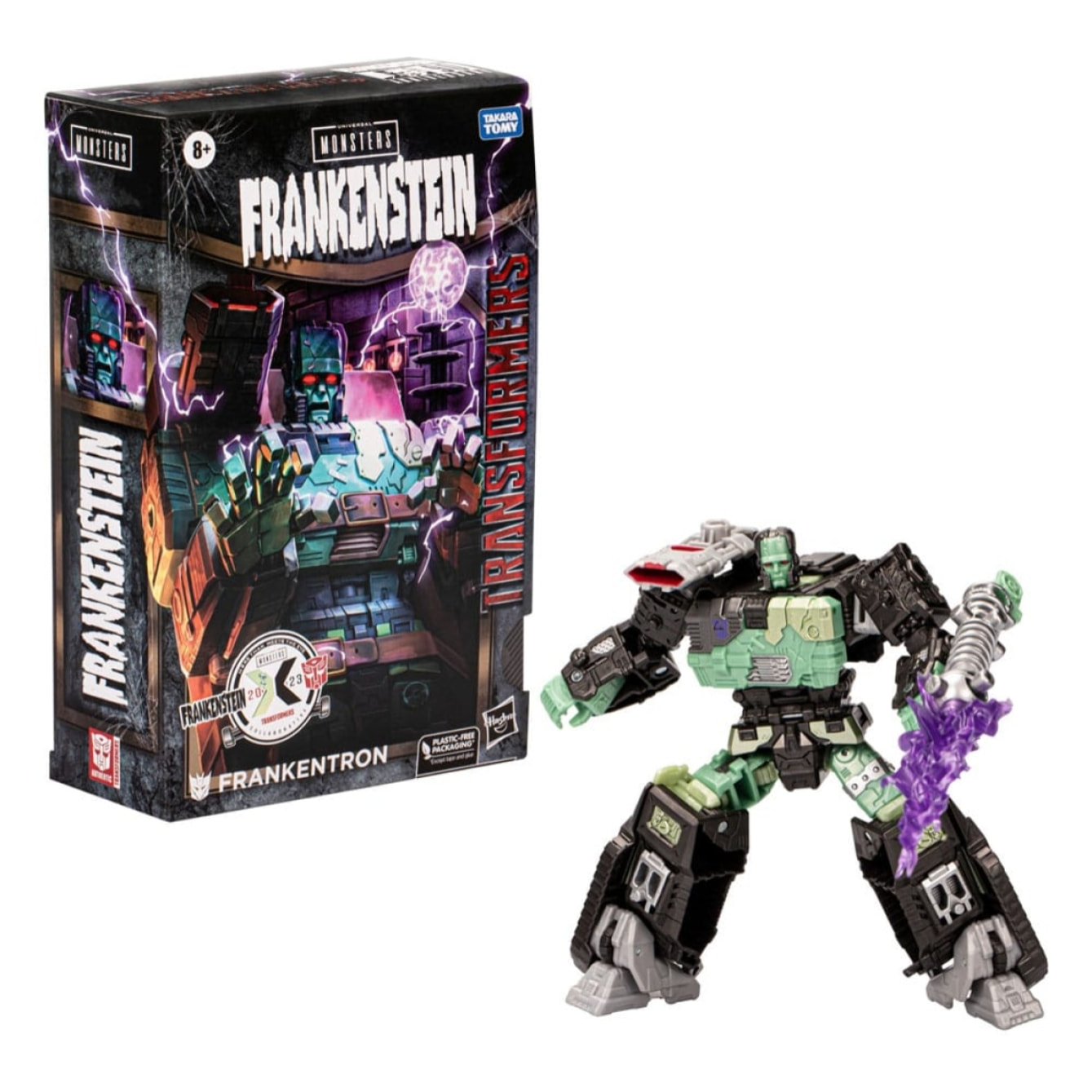 Transformers X Universal Monsters Frankenstein Action Figura Frankentron Hasbro