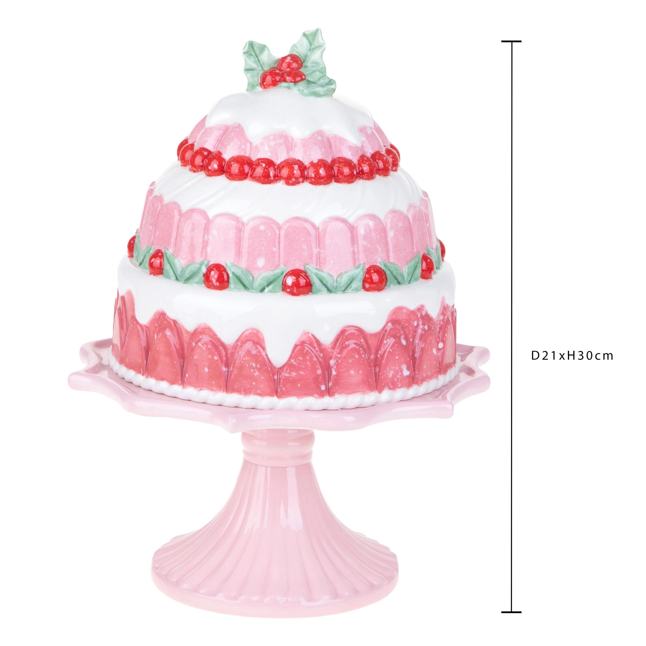 Decoro torta - Pezzi 1 - 22,9xH30x21,6cm - Bianchi Dino SpA