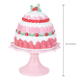 Decoro torta - Pezzi 1 - 22,9xH30x21,6cm - Bianchi Dino SpA