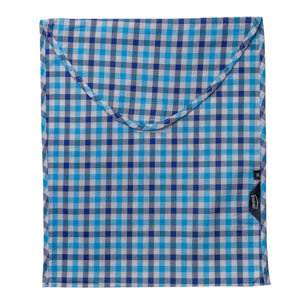 Pigiama leggero UOMO quadro blu celeste e bianco